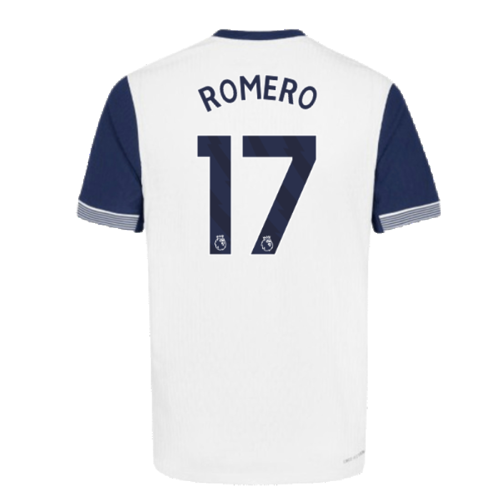2024-2025 Tottenham Hotspur Authentic Home Shirt (Romero 17)