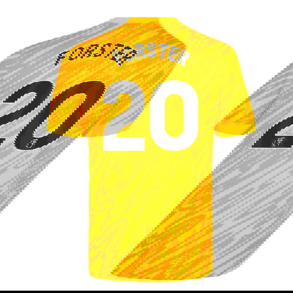 2024-2025 Tottenham Hotspur Goalkeeper Home Shirt (Yellow) (Forster 20)
