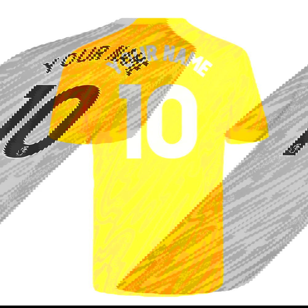 2024-2025 Tottenham Hotspur Goalkeeper Home Shirt (Yellow) (Your Name)