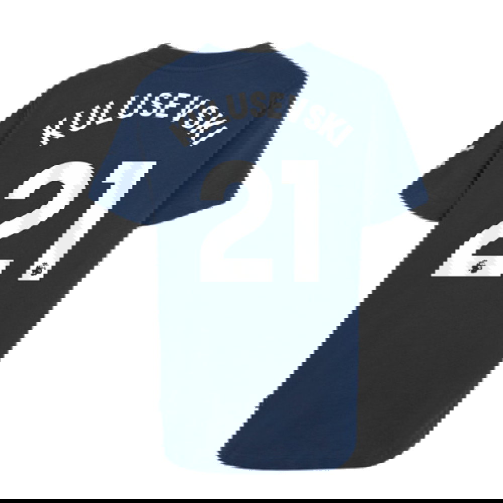 2024-2025 Tottenham Hotspur Just Do It T-Shirt (Navy) - Kids (Kulusevski 21)