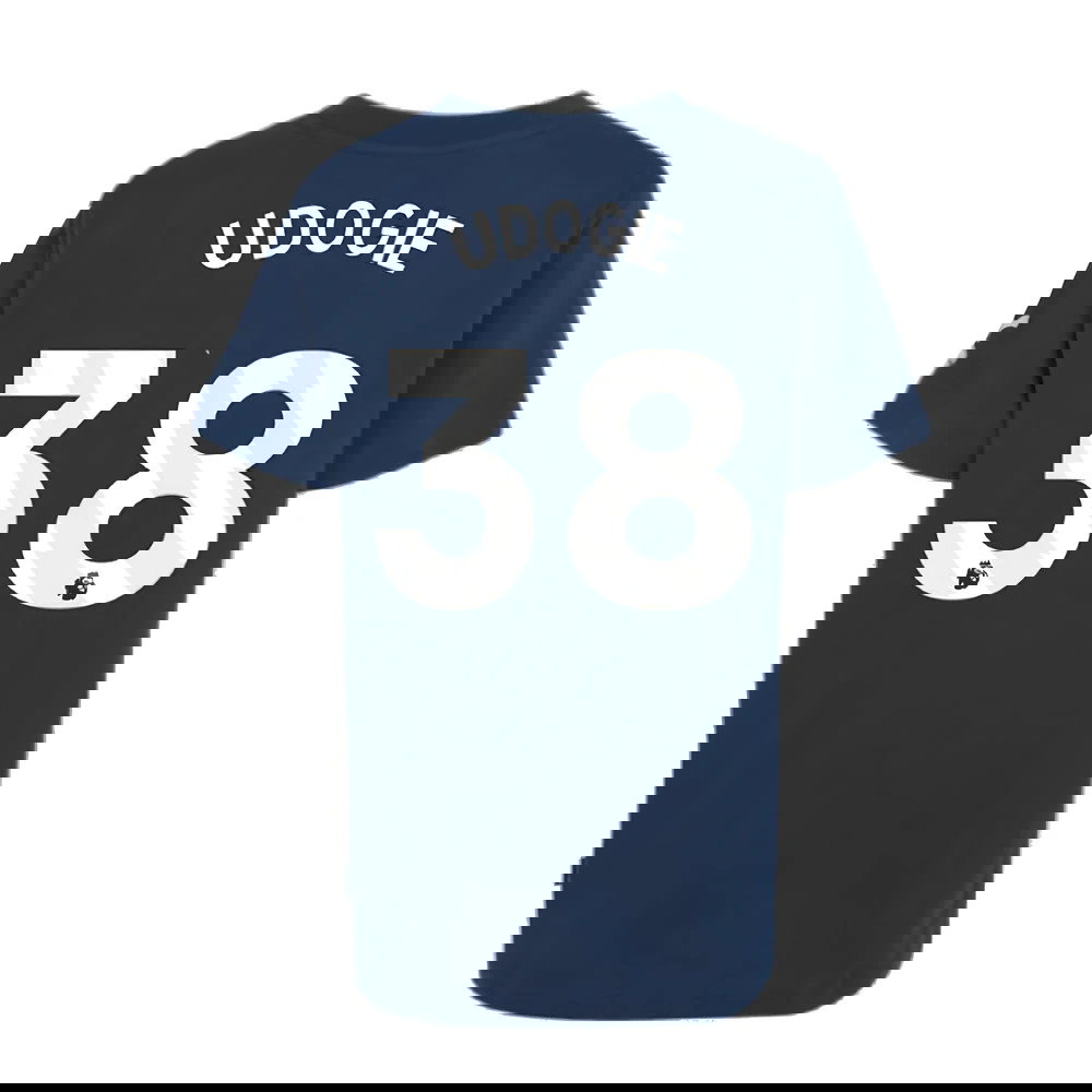 2024-2025 Tottenham Hotspur Just Do It T-Shirt (Navy) - Kids (Udogie 38)