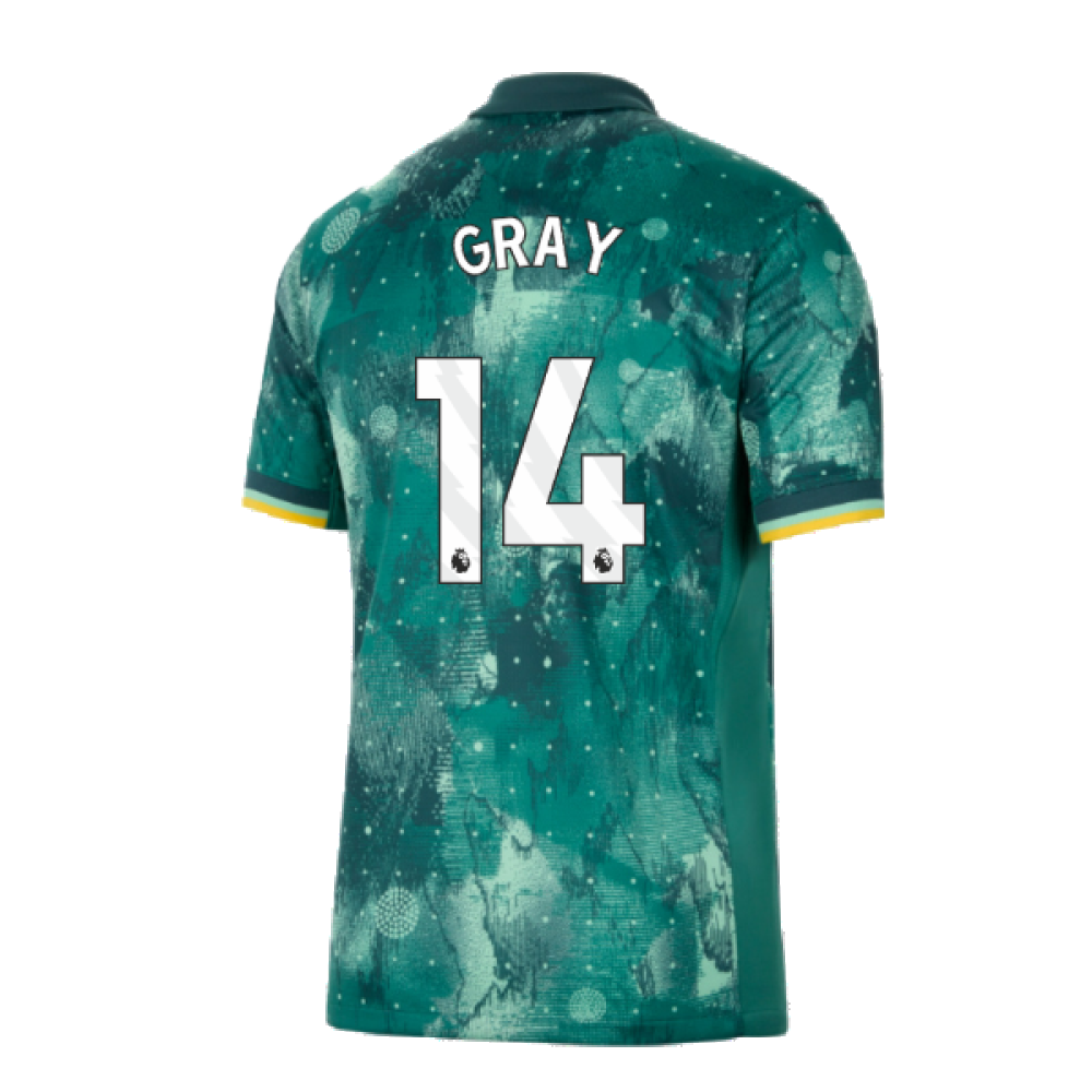 2024-2025 Tottenham Hotspur Third Shirt (Gray 14)