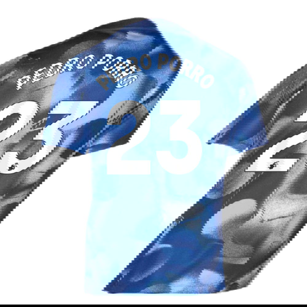 2024-2025 Tottenham Pre-Match Shirt (Binary Blue) (Pedro Porro 23)