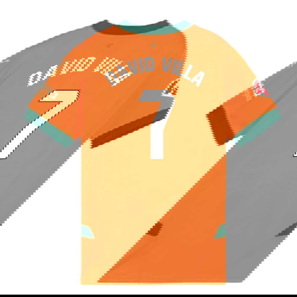 2024-2025 Valencia Third Shirt (David Villa 7)