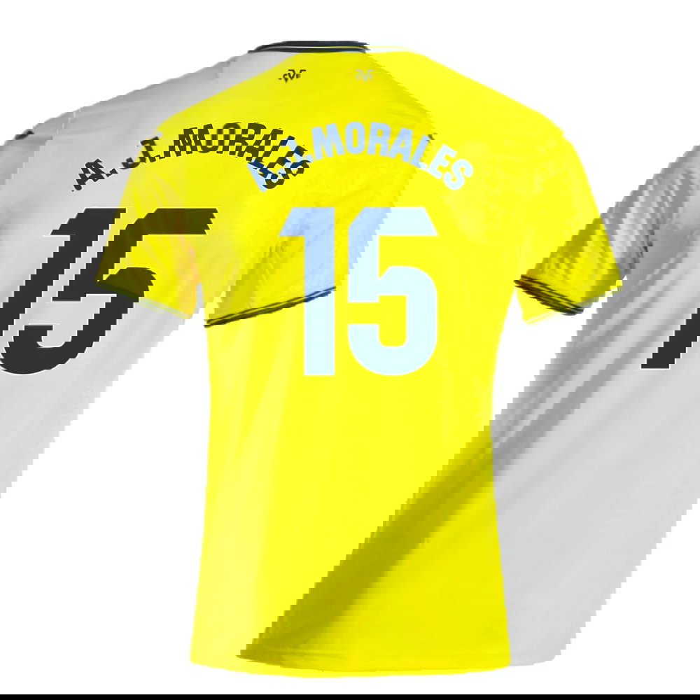 2024-2025 Villarreal Home Shirt (A.J.Morales 15)