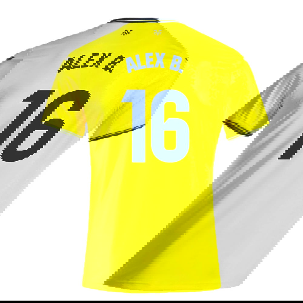 2024-2025 Villarreal Home Shirt (Alex B. 16)