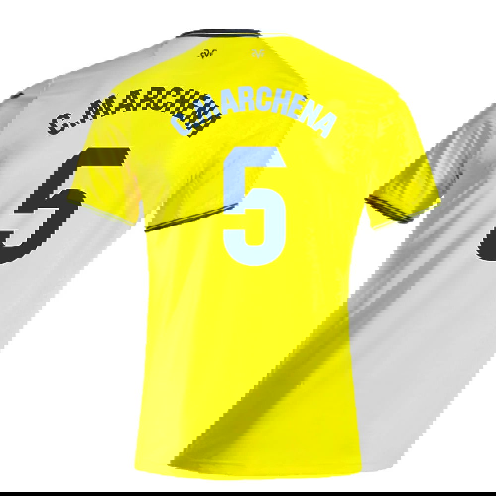 2024-2025 Villarreal Home Shirt (C.Marchena 5)