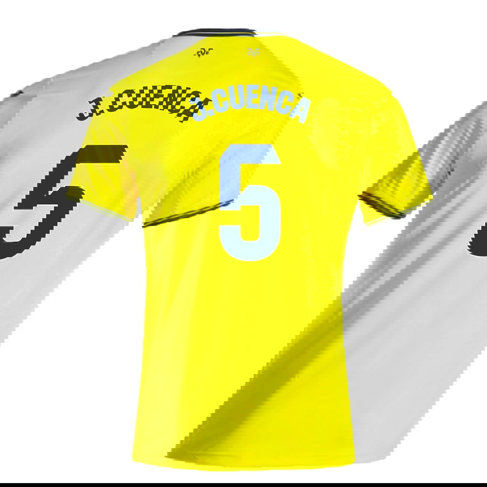 2024-2025 Villarreal Home Shirt (J.Cuenca 5)
