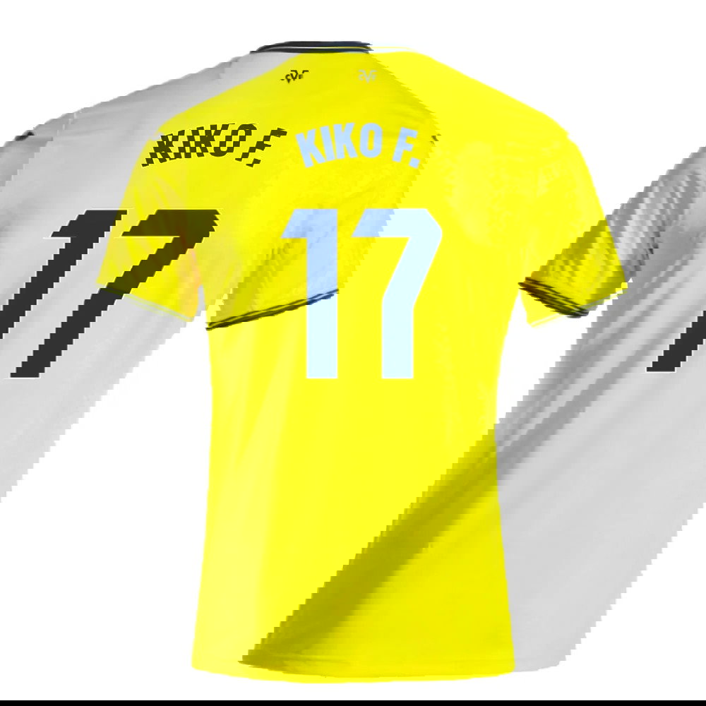 2024-2025 Villarreal Home Shirt (Kiko F. 17)