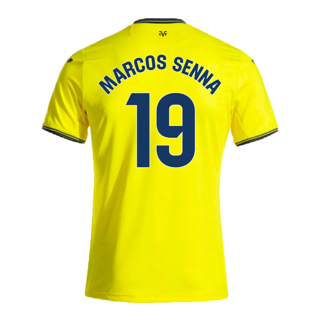 2024-2025 Villarreal Home Shirt (Marcos Senna 19)