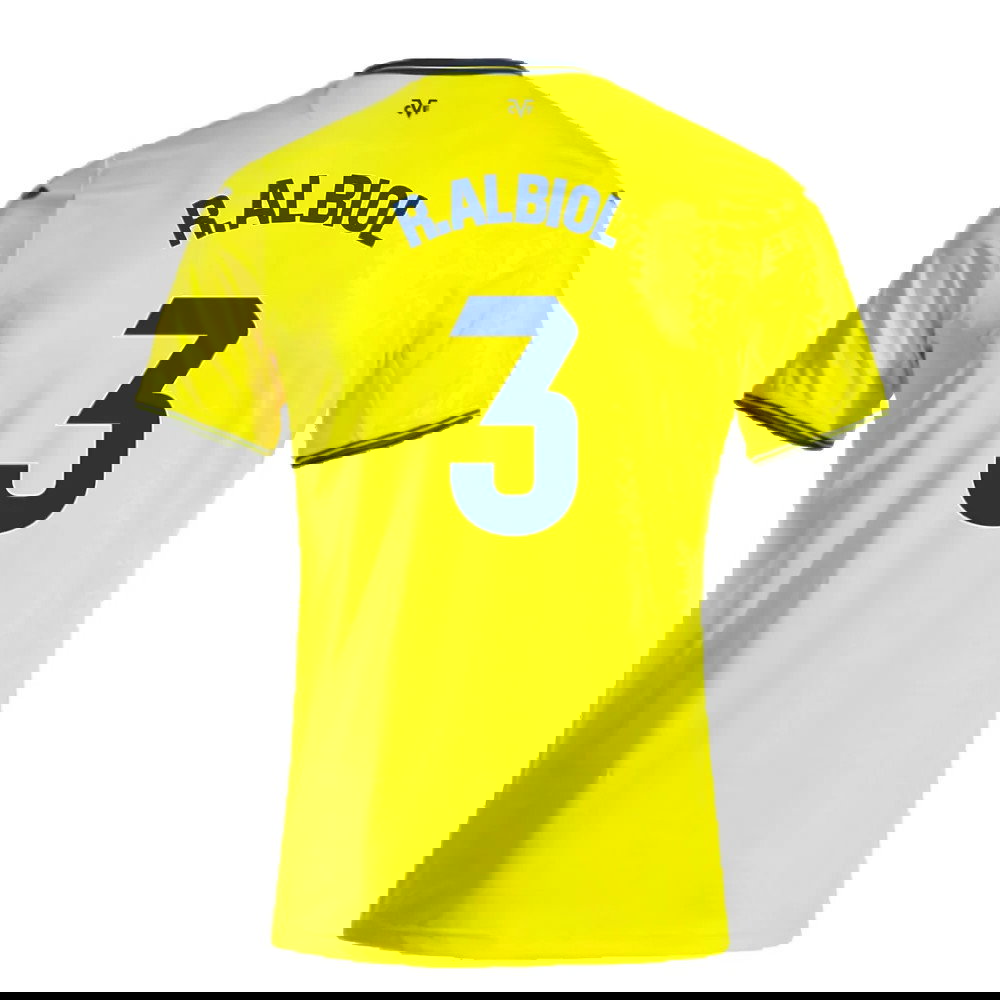 2024-2025 Villarreal Home Shirt (R.Albiol 3)