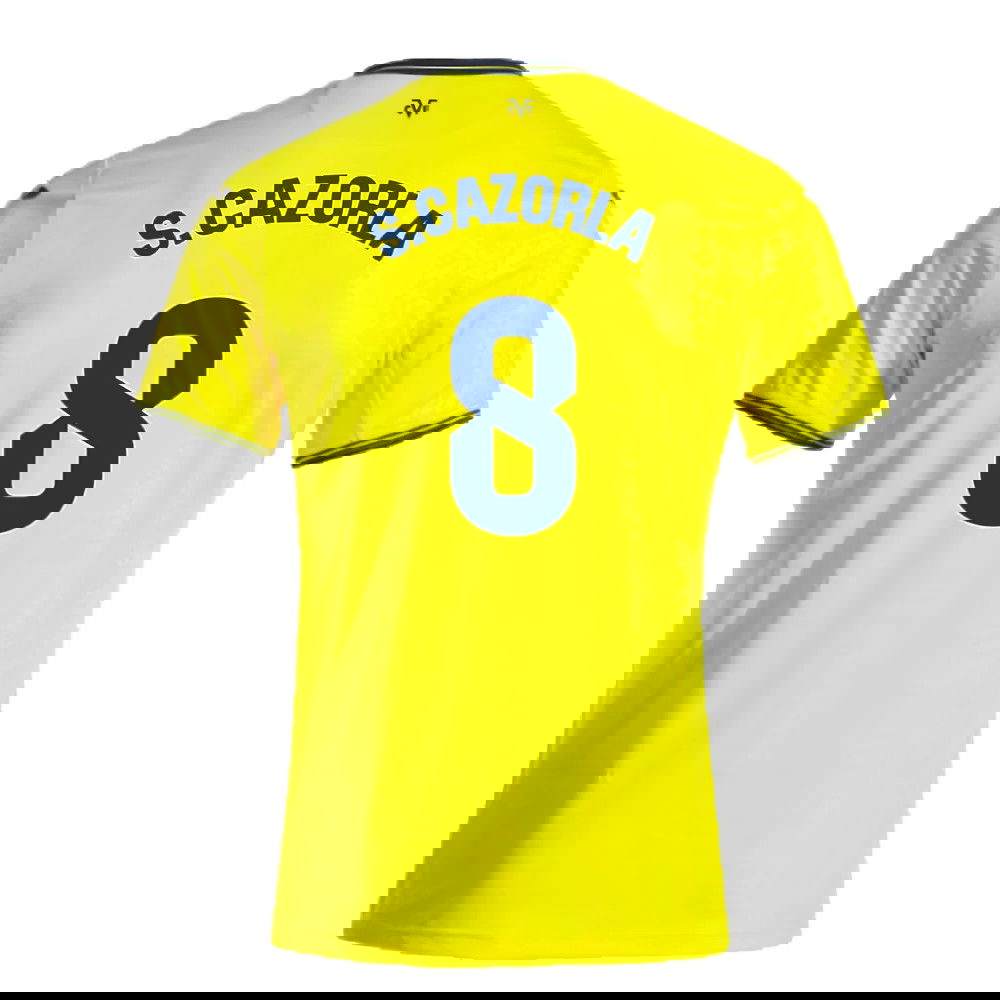 2024-2025 Villarreal Home Shirt (S.Cazorla 8)