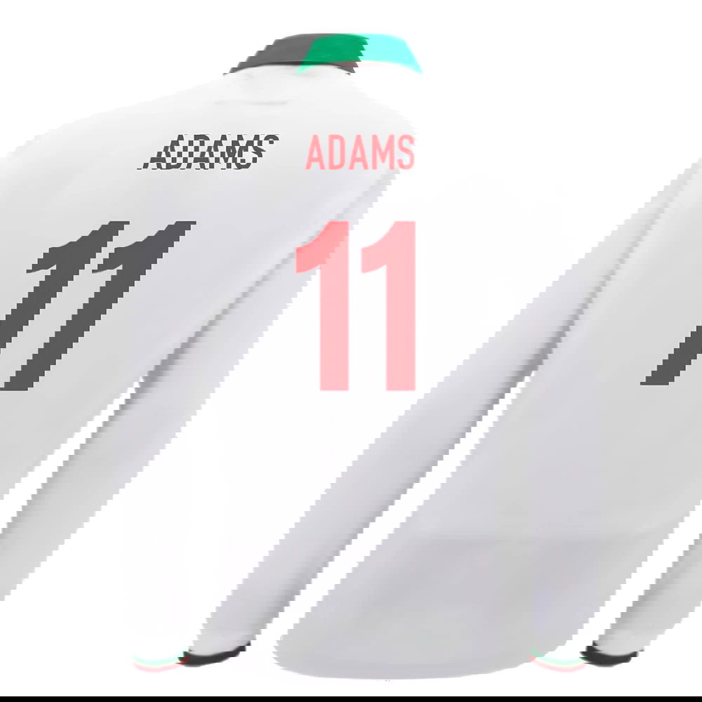 2024-2025 Wales Away Cotton LS Rugby Shirt (Adams 11)