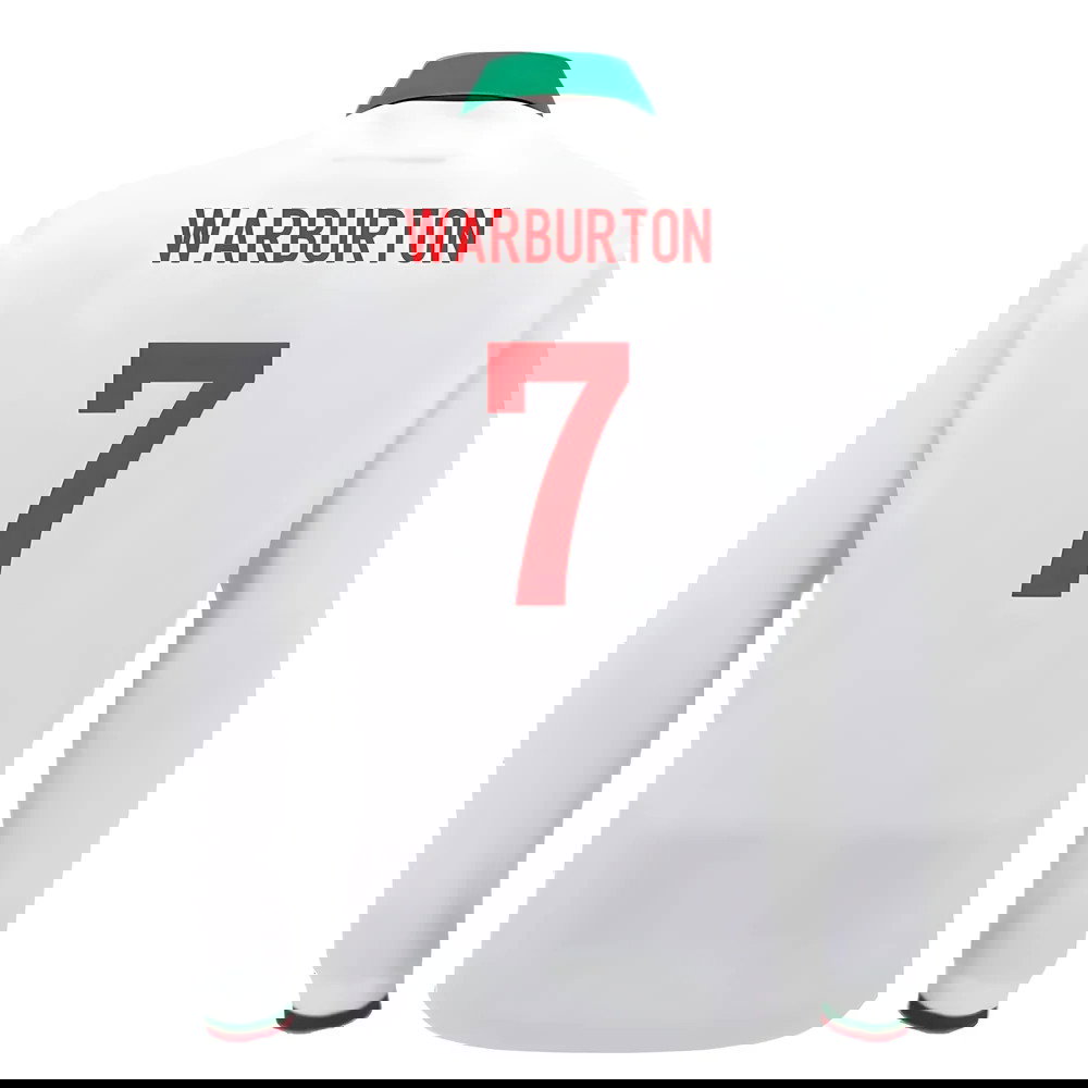 2024-2025 Wales Away Cotton LS Rugby Shirt (Warburton 7)