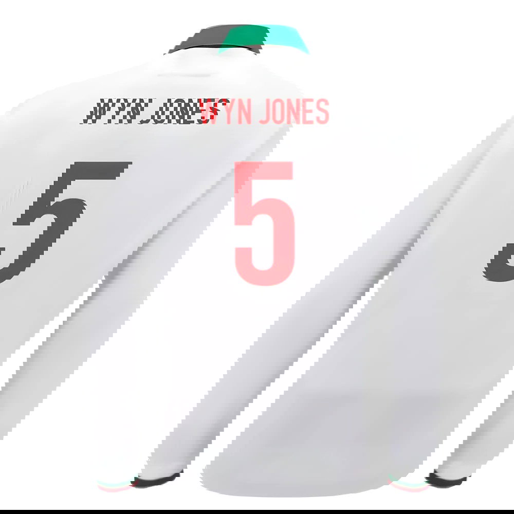 2024-2025 Wales Away Cotton LS Rugby Shirt (Wyn Jones 5)