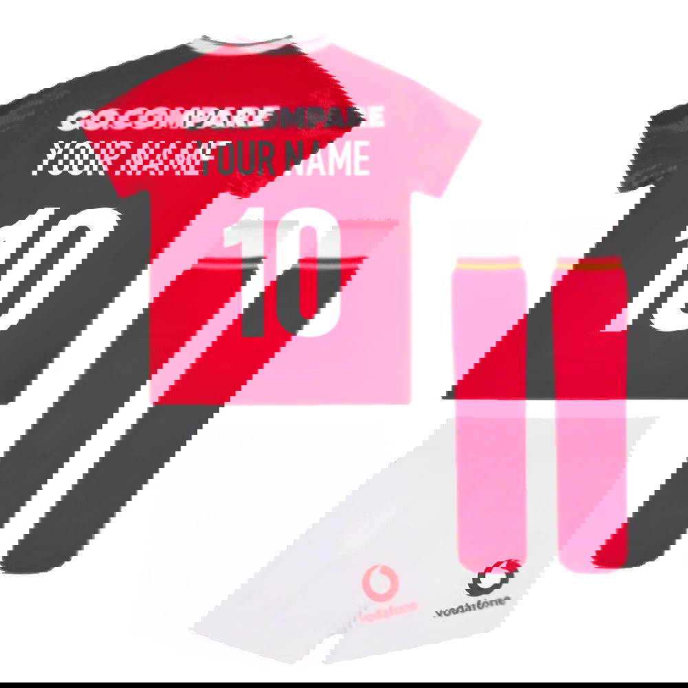 2024-2025 Wales Home Rugby Mini Kit (Your Name)