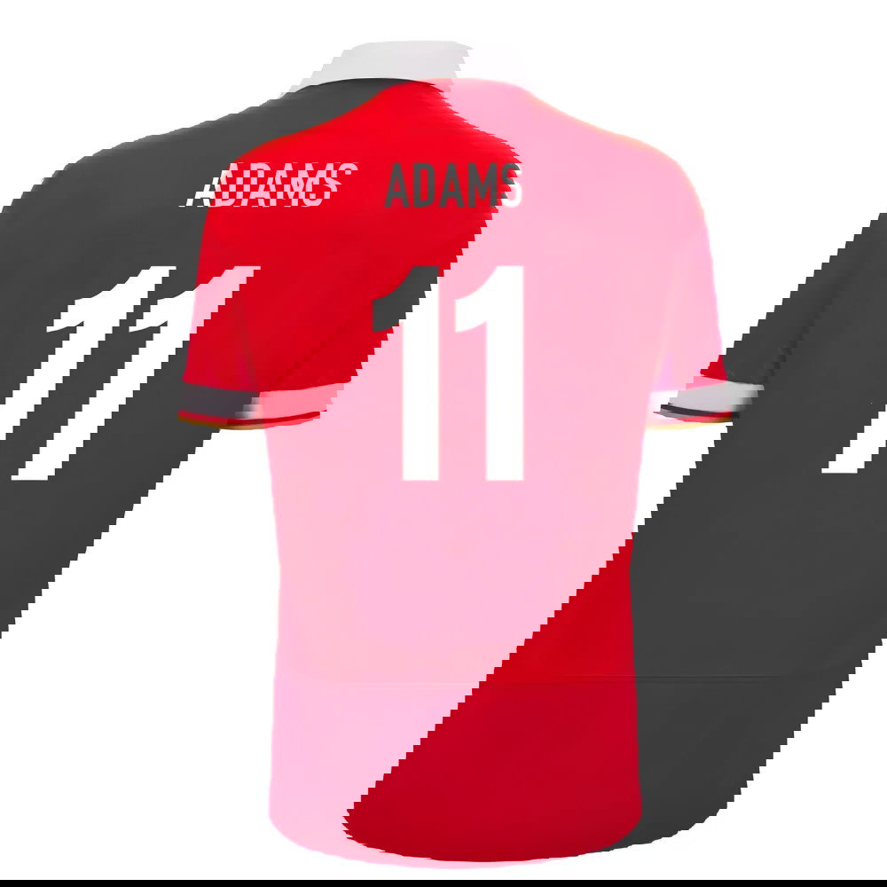 2024-2025 Wales WRU Home Cotton Rugby Shirt (Adams 11)