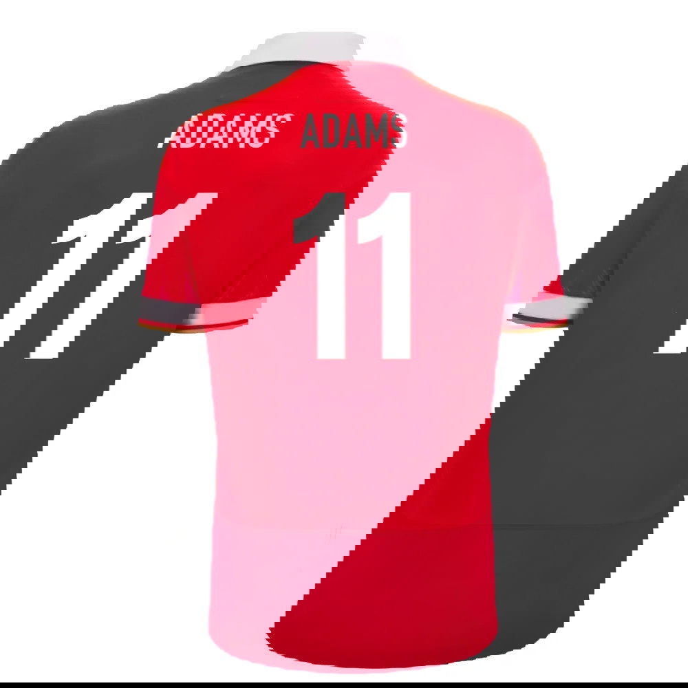 2024-2025 Wales WRU Home Cotton Rugby Shirt (Kids) (Adams 11)