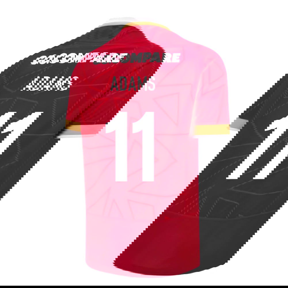 2024-2025 Wales WRU Home Pathway Poly Rugby Shirt (Adams 11)