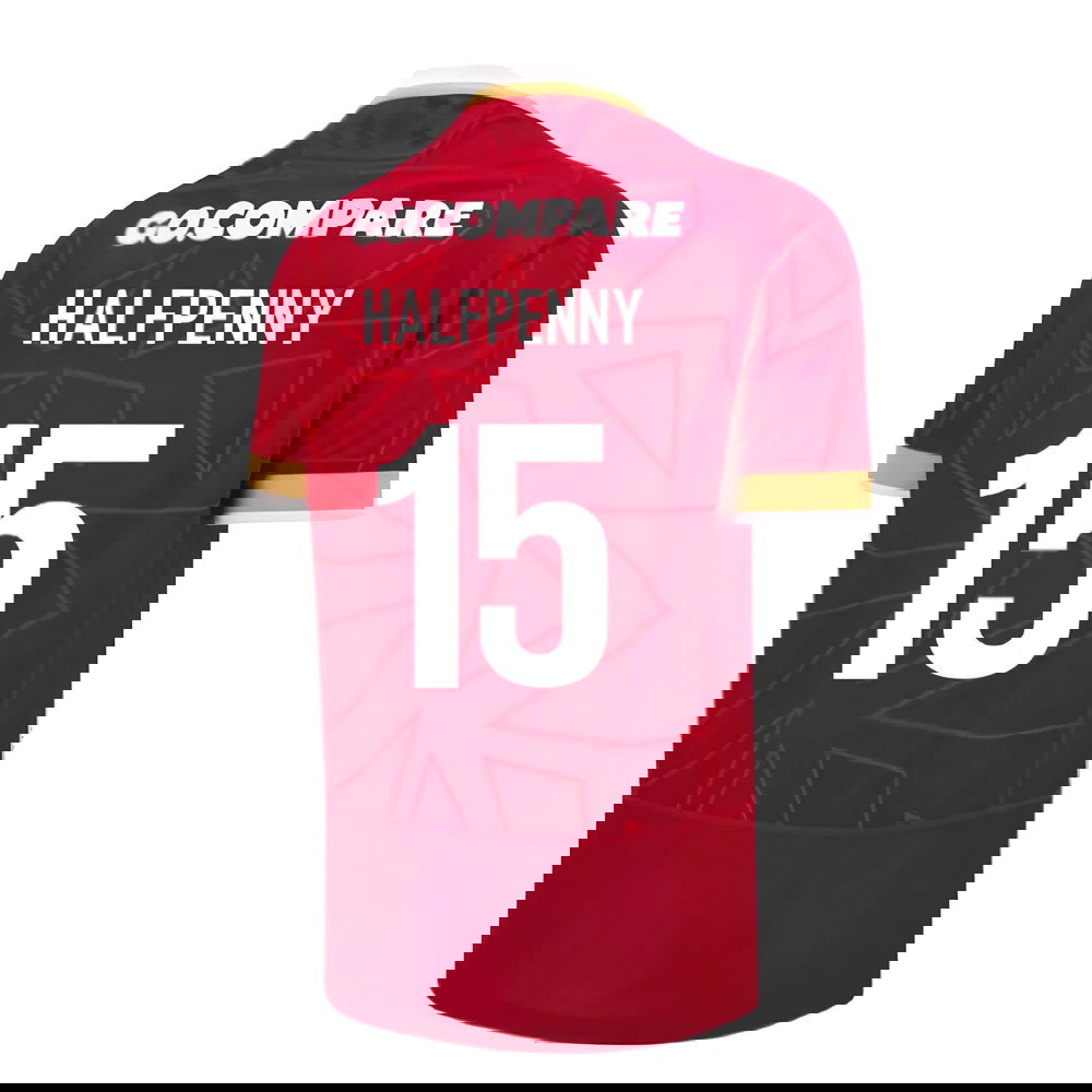 2024-2025 Wales WRU Home Pathway Poly Rugby Shirt (Halfpenny 15)