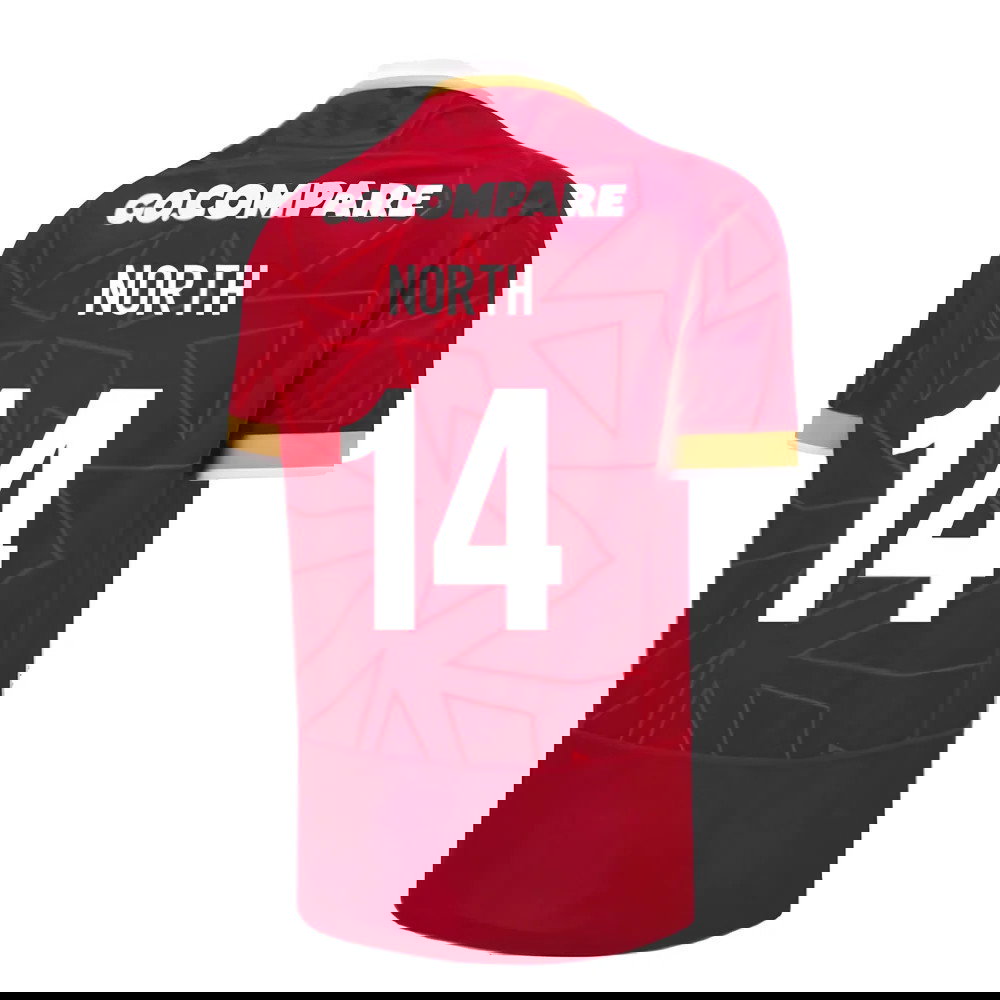 2024-2025 Wales WRU Home Pathway Poly Rugby Shirt (North 14)