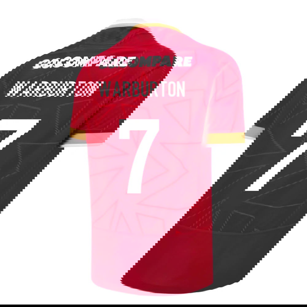 2024-2025 Wales WRU Home Pathway Poly Rugby Shirt (Warburton 7)