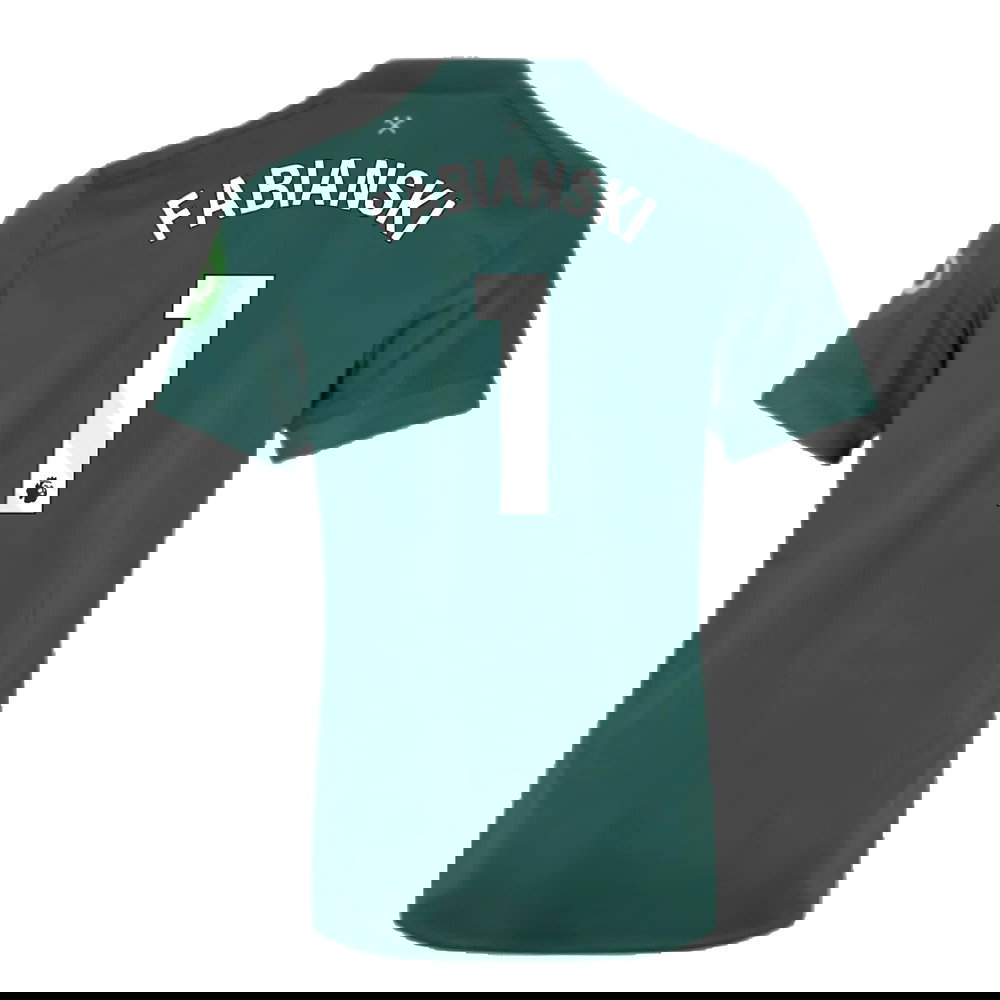 2024-2025 West Ham Goalkeeper Shirt (Green) - Kids (Fabianski 1)