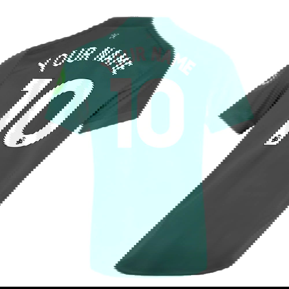 2024-2025 West Ham Goalkeeper Shirt (Green) - Kids (Your Name)