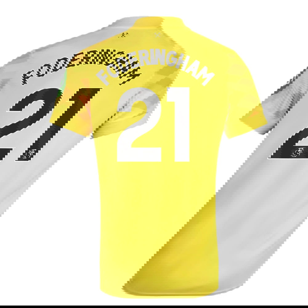 2024-2025 West Ham Goalkeeper Shirt (Yellow) (Foderingham 21)