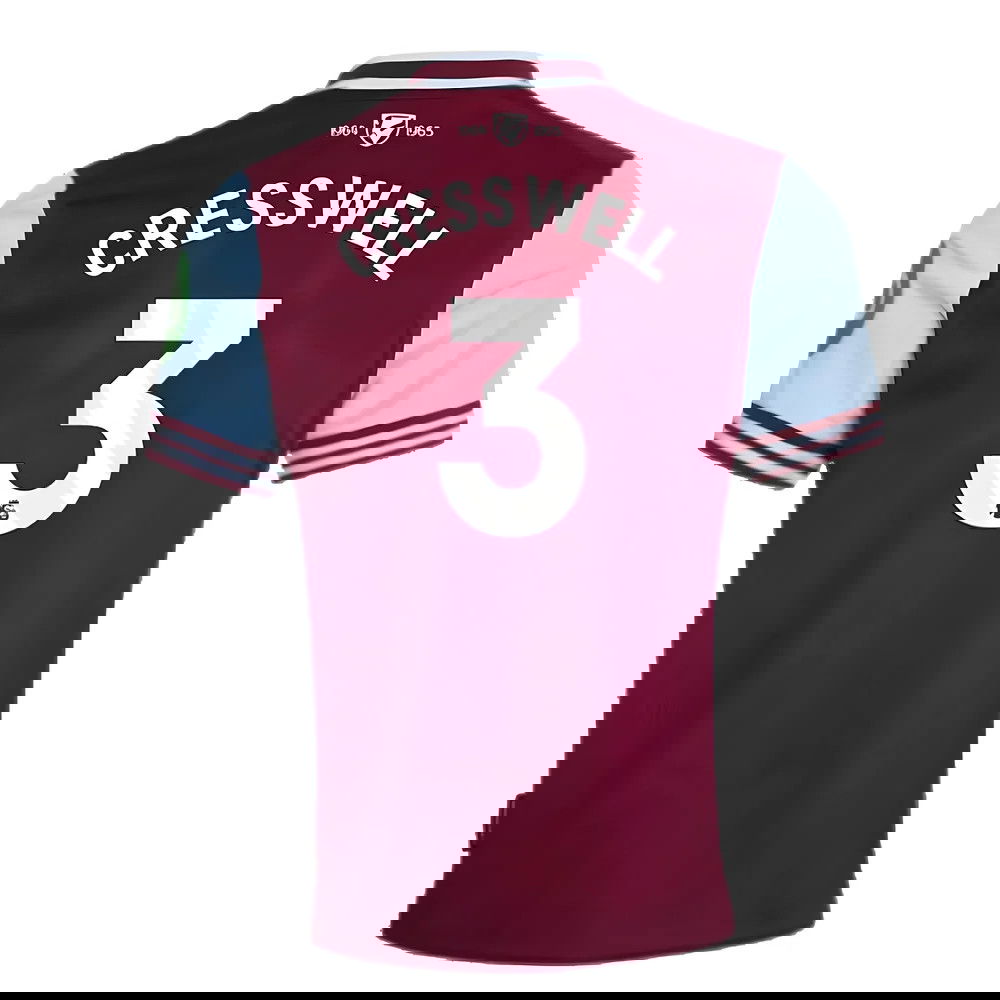 2024-2025 West Ham Home Shirt (Cresswell 3)