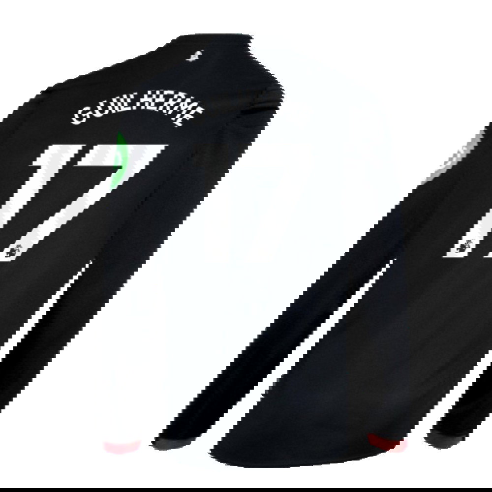 2024-2025 West Ham Long Sleeve Away Shirt (Kids) (Guilherme 17)