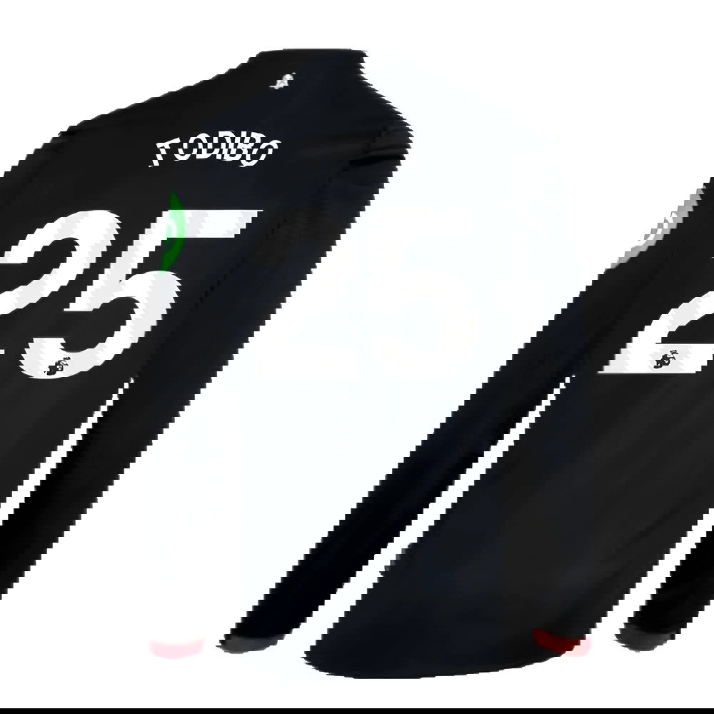 2024-2025 West Ham Long Sleeve Away Shirt (Kids) (Todibo 25)