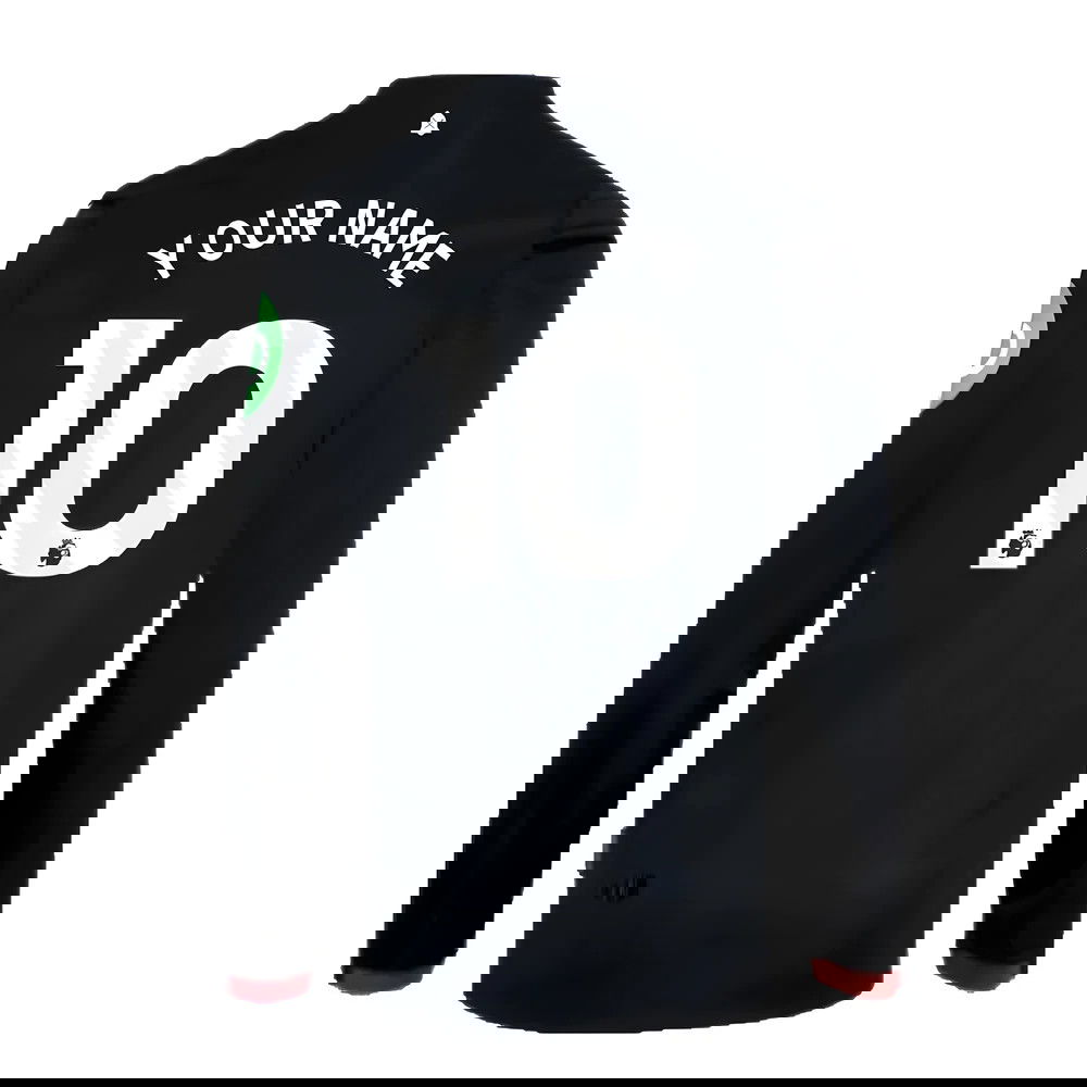 2024-2025 West Ham Long Sleeve Away Shirt (Kids) (Your Name)