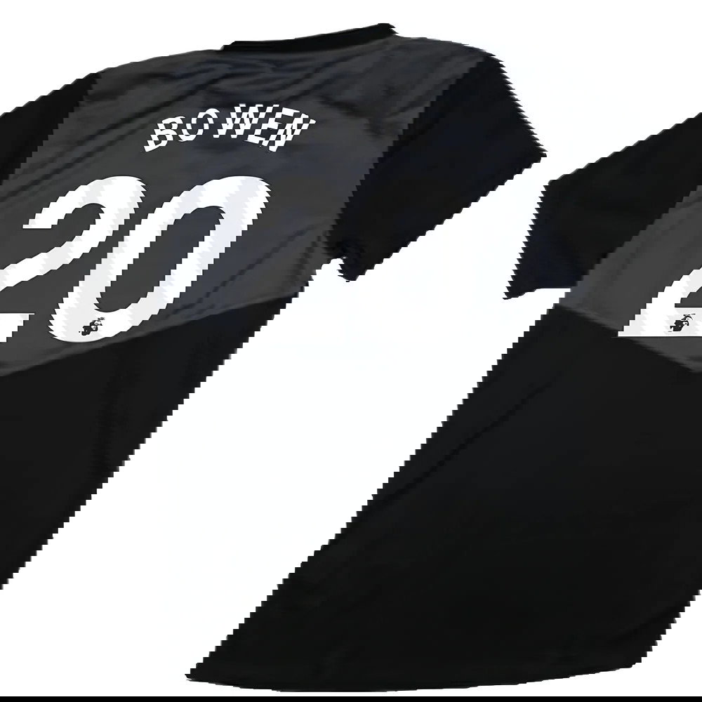 2024-2025 West Ham Training Jersey (Black) - Kids (Bowen 20)