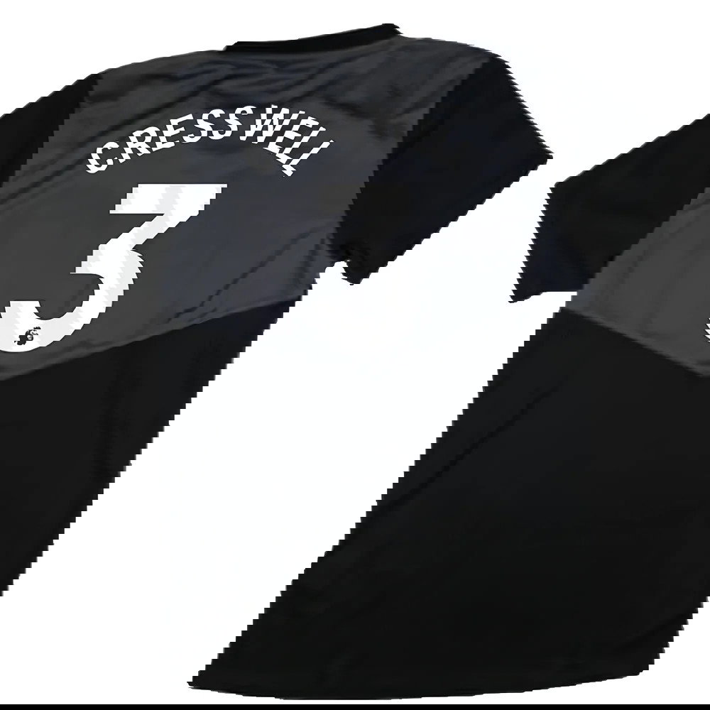 2024-2025 West Ham Training Jersey (Black) - Kids (Cresswell 3)