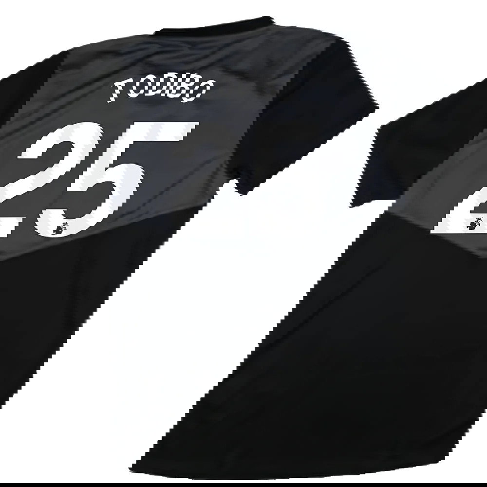 2024-2025 West Ham Training Jersey (Black) - Kids (Todibo 25)