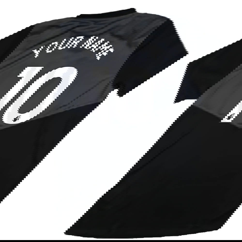 2024-2025 West Ham Training Jersey (Black) - Kids (Your Name)