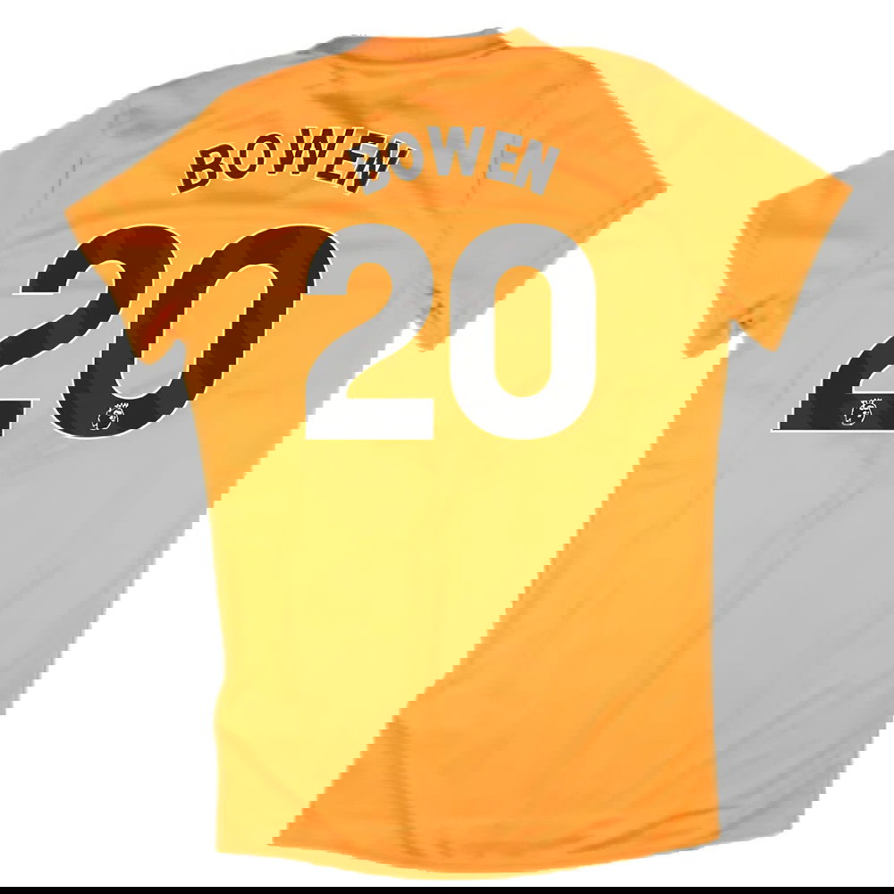2024-2025 West Ham Training Jersey (Orange) - Kids (Bowen 20)