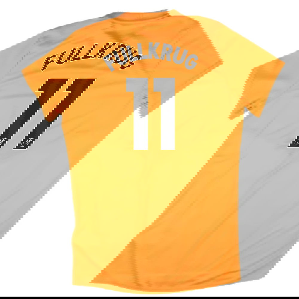 2024-2025 West Ham Training Jersey (Orange) - Kids (Fullkrug 11)