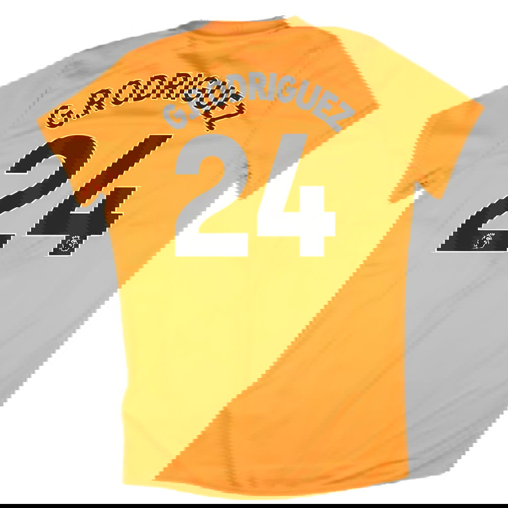 2024-2025 West Ham Training Jersey (Orange) - Kids (G.Rodriguez 24)