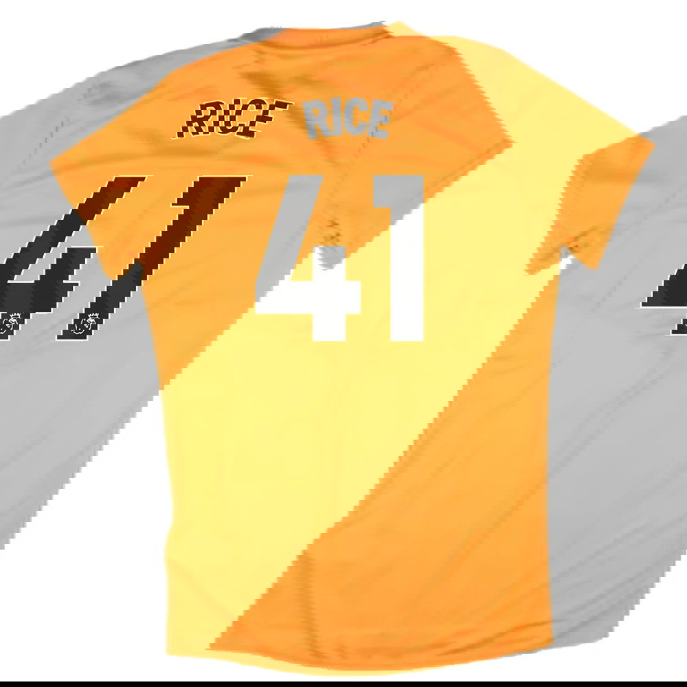 2024-2025 West Ham Training Jersey (Orange) - Kids (Rice 41)