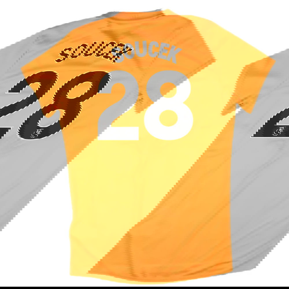 2024-2025 West Ham Training Jersey (Orange) - Kids (Soucek 28)