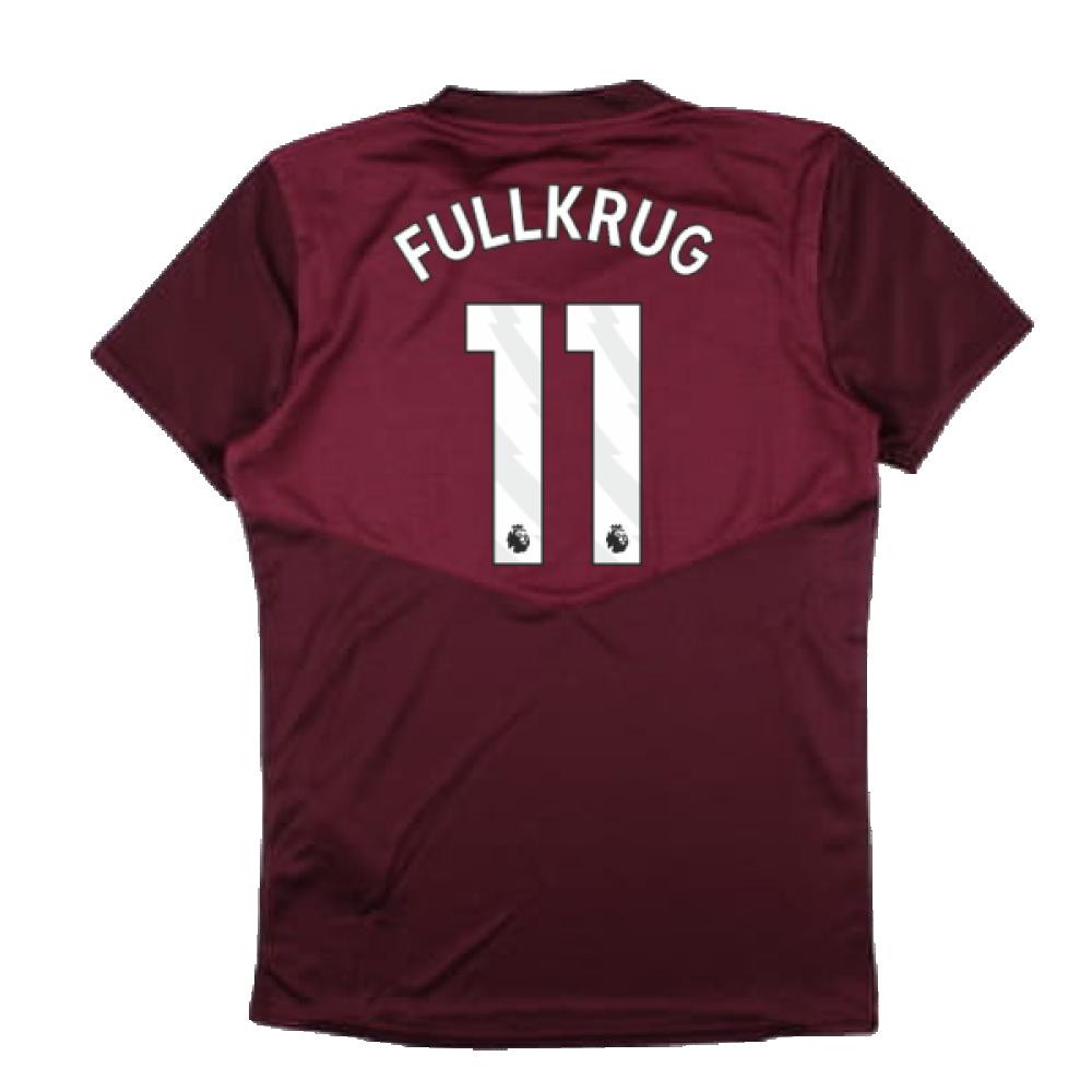 2024-2025 West Ham Training Jersey (Wine) - Kids (Fullkrug 11)