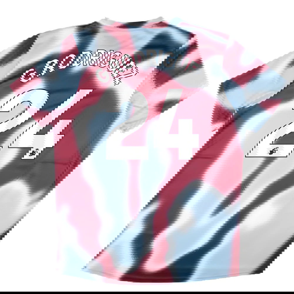 2024-2025 West Ham Warm Up Jersey (New Claret) (G.Rodriguez 24)