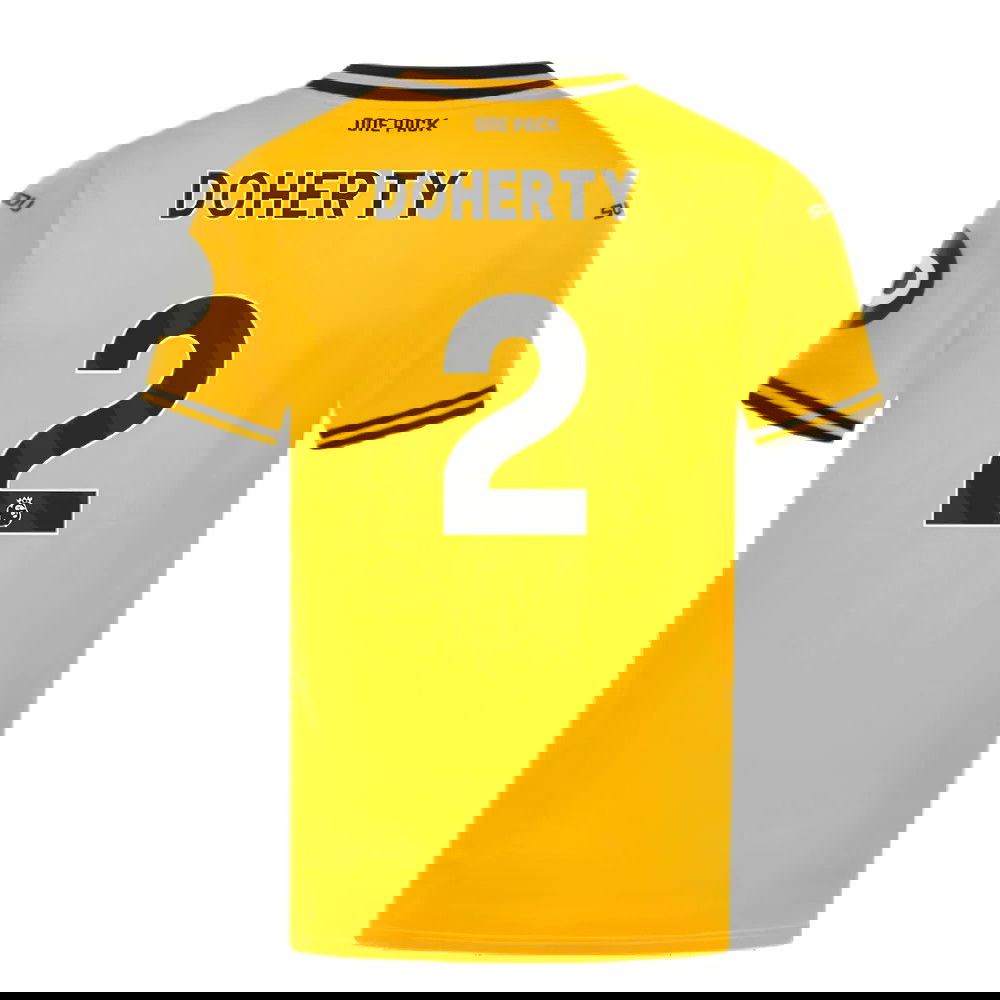 2024-2025 Wolves Home Shirt (Doherty 2)