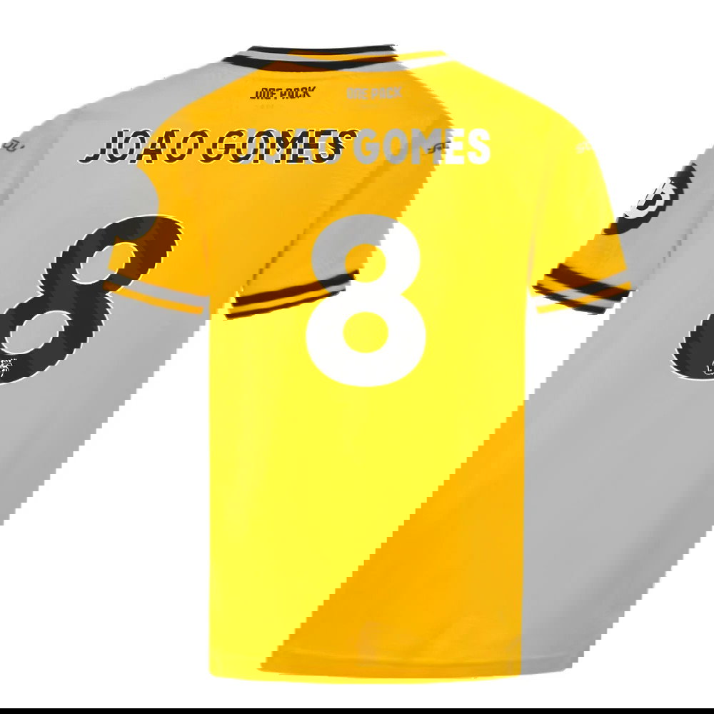 2024-2025 Wolves Home Shirt (Kids) (Joao Gomes 8)