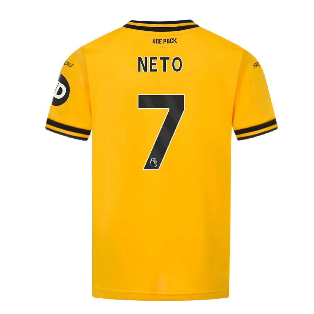 2024-2025 Wolves Home Shirt (Kids) (Neto 7)