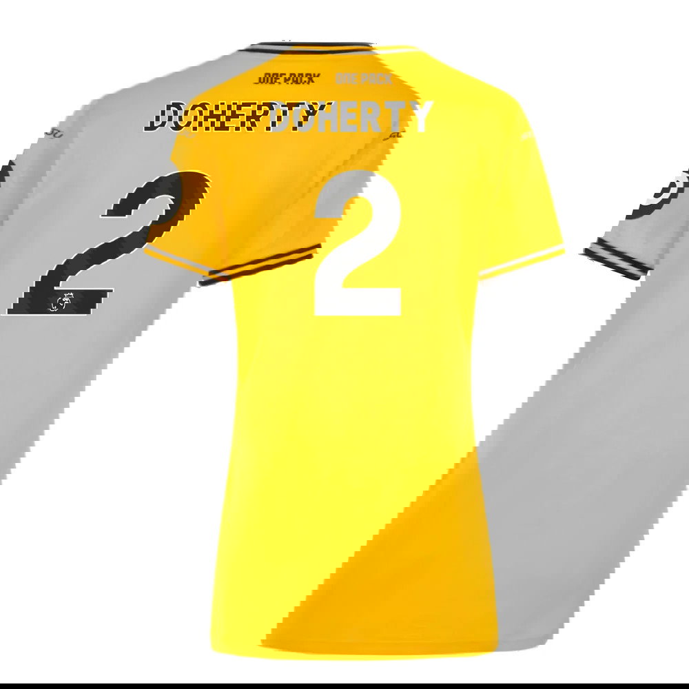 2024-2025 Wolves Home Shirt (Womens) (Doherty 2)