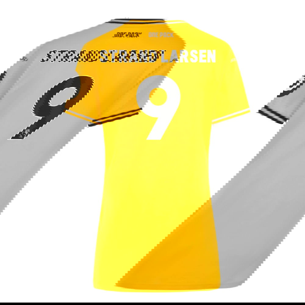 2024-2025 Wolves Home Shirt (Womens) (Strand Larsen 9)