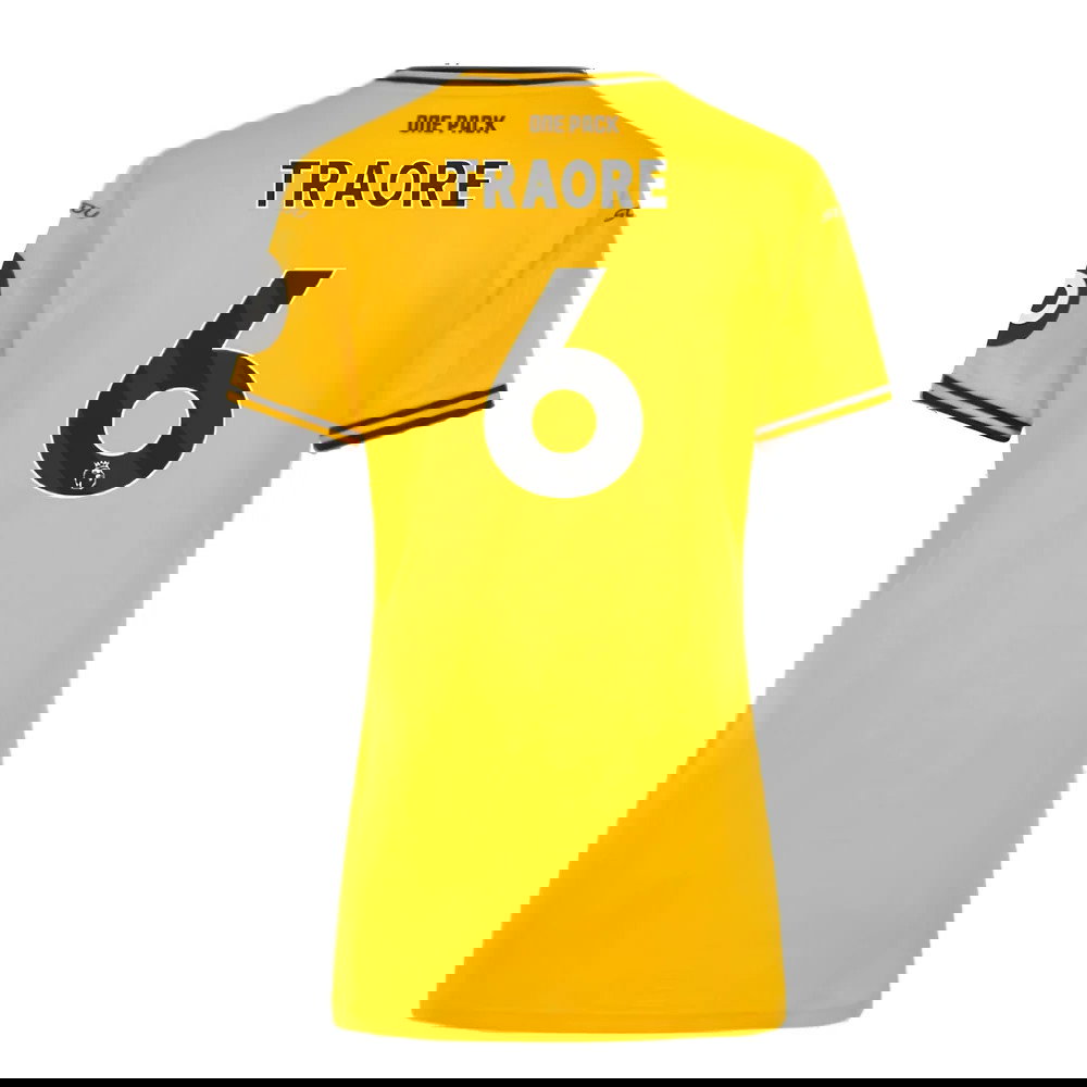 2024-2025 Wolves Home Shirt (Womens) (Traore 6)